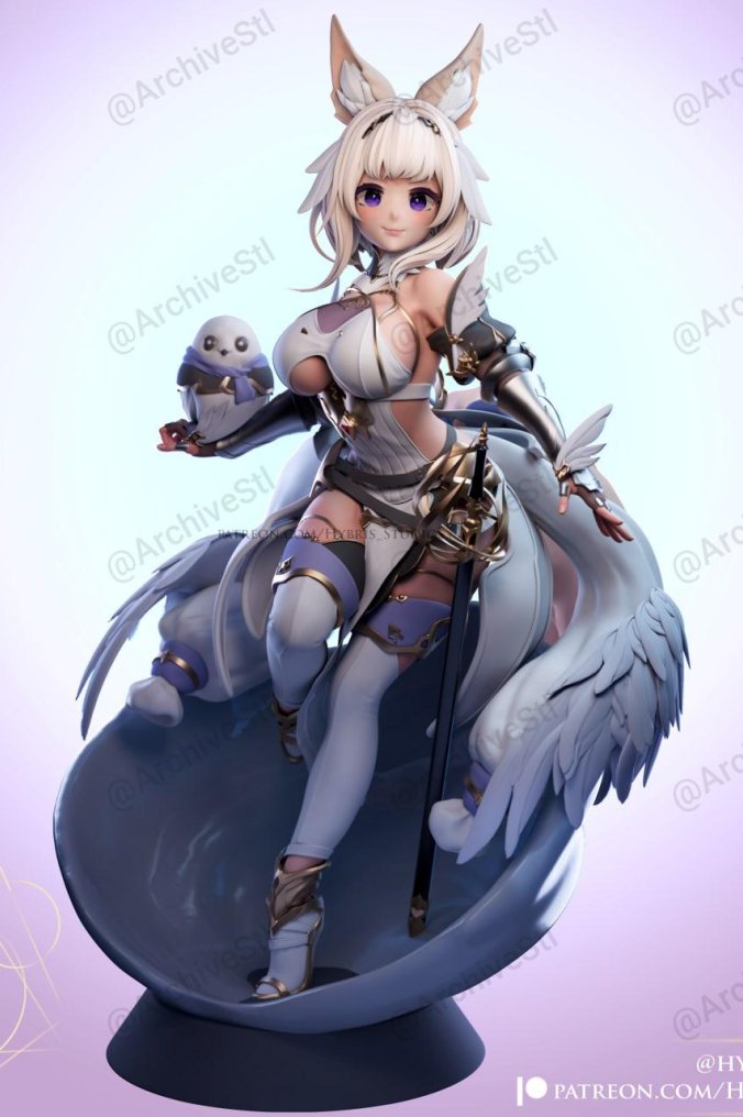 圣园响 Misono Hibiki 3D打印图纸